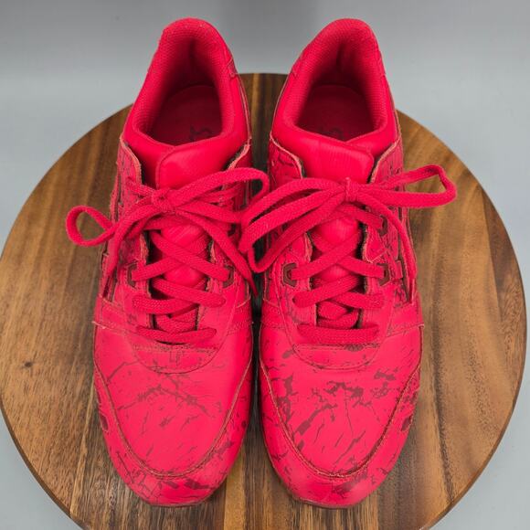 Asics Gel Lyte III Shoes Mens 10.5 Red Marble Pack Leather Athletic Sneakers main image 4